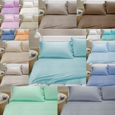 Bettwäsche komplett einfarbig