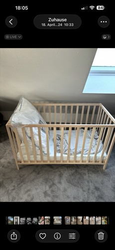 Babybett gitterbett kinderbett - babybett,