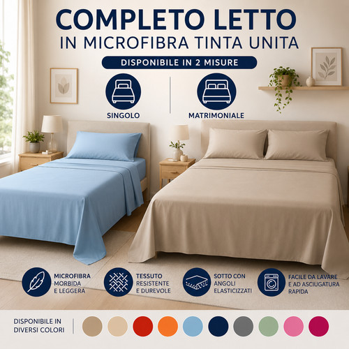 Komplett mikrofaser einzelbett - mikrofaser,